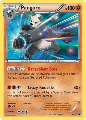 Pangoro, XY Promos