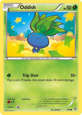 Oddish, XY - Ancient Origins