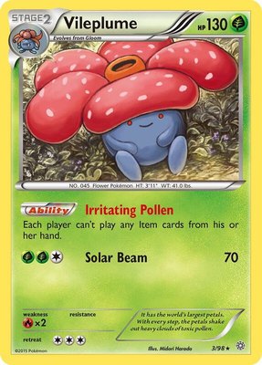 Vileplume, XY - Ancient Origins