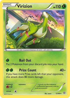 Virizion, XY - Ancient Origins