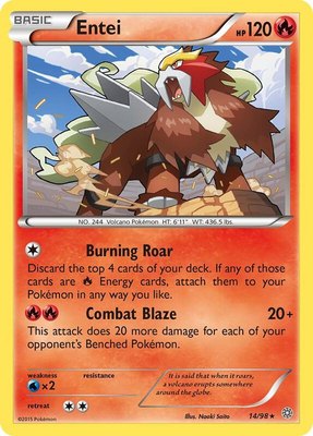 Entei (14), XY - Ancient Origins