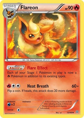 Flareon, XY - Ancient Origins