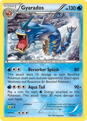 Gyarados (20), XY - Ancient Origins