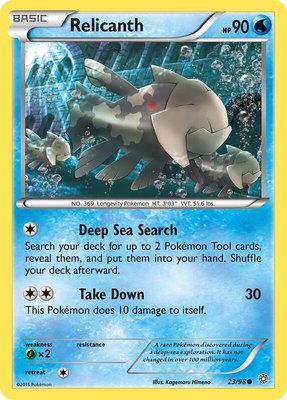 Relicanth, XY - Ancient Origins