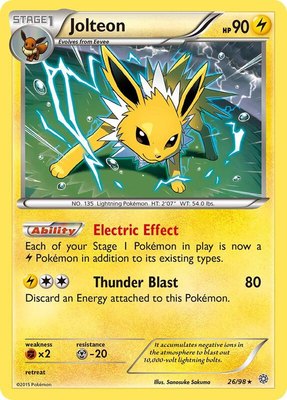 Jolteon, XY - Ancient Origins