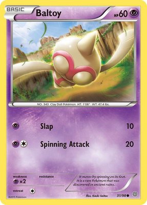 Baltoy (31), XY - Ancient Origins