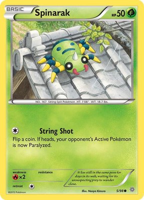 Spinarak, XY - Ancient Origins
