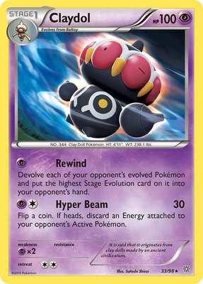 Claydol, XY - Ancient Origins