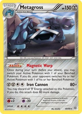 Metagross (49), XY - Ancient Origins