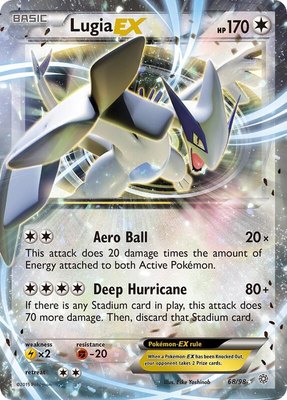 Lugia EX, XY - Ancient Origins