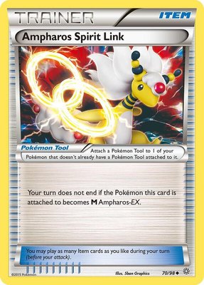 Ampharos Spirit Link, XY - Ancient Origins