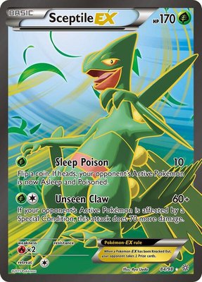 Sceptile EX (84 Full Art), XY - Ancient Origins