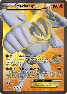 Machamp EX (90 Full Art), XY - Ancient Origins