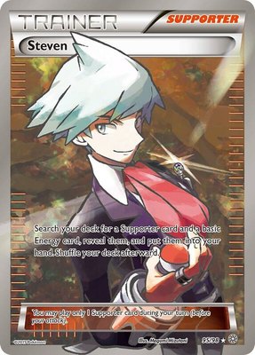 Steven (Full Art), XY - Ancient Origins