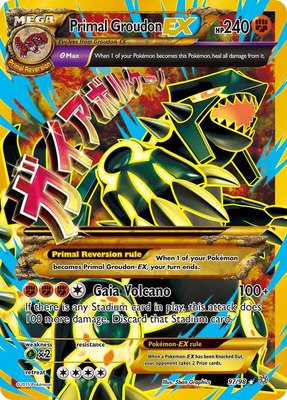 Primal Groudon EX (Shiny Full Art), XY - Ancient Origins