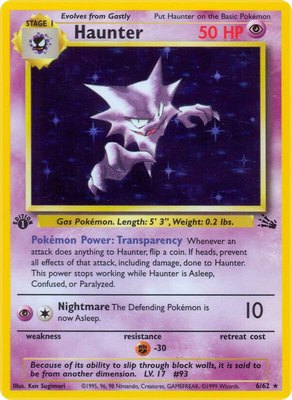 Haunter (6), Fossil