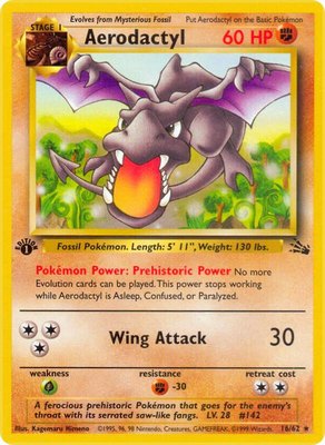 Aerodactyl (16), Fossil