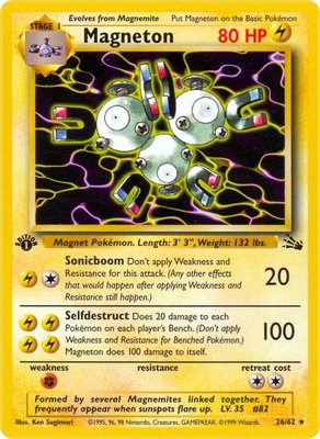Magneton (26), Fossil