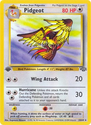 Pidgeot (24), Jungle