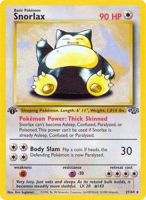 Snorlax (27), Jungle