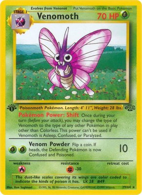 Venomoth (29), Jungle