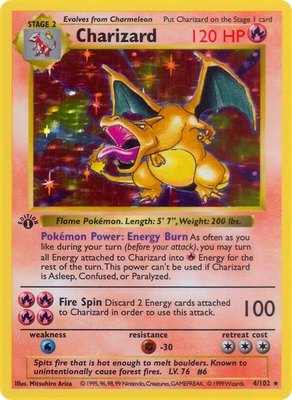 Charizard, Base Set (Shadowless)