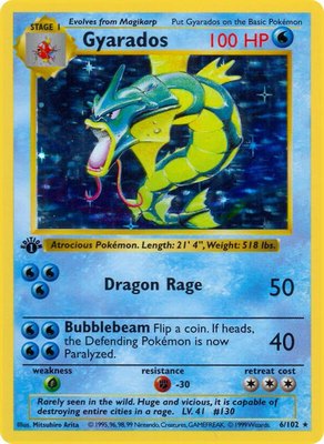 Gyarados, Base Set (Shadowless)