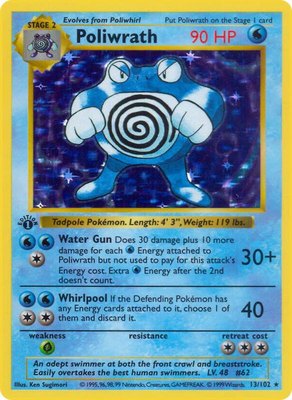 Poliwrath, Base Set (Shadowless)