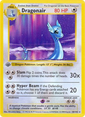 Dragonair, Base Set (Shadowless)