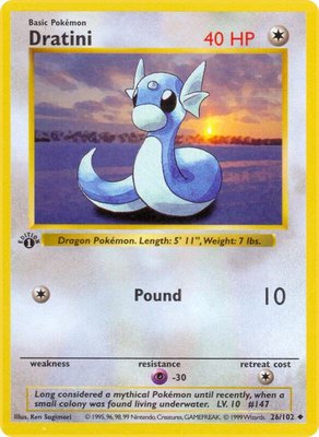 Dratini, Base Set (Shadowless)