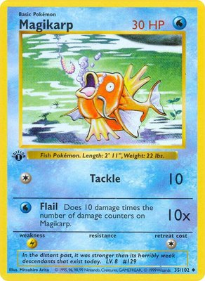 Magikarp, Base Set (Shadowless)