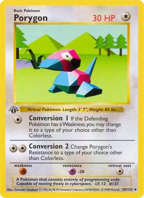 Porygon, Base Set (Shadowless)