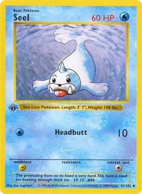 Seel, Base Set (Shadowless)