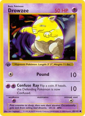 Drowzee, Base Set (Shadowless)