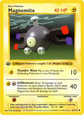 Magnemite, Base Set (Shadowless)