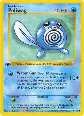 Poliwag, Base Set (Shadowless)