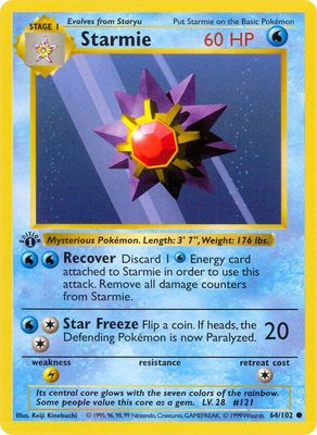 Starmie, Base Set (Shadowless)