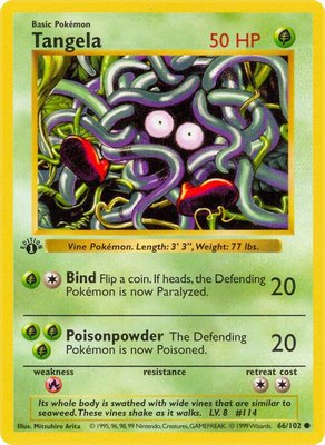 Tangela, Base Set (Shadowless)
