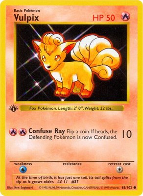 Vulpix, Base Set (Shadowless)