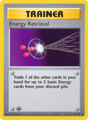 Energy Retrieval, Base Set (Shadowless)