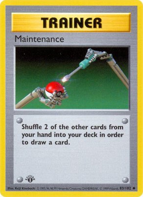 Maintenance, Base Set (Shadowless)