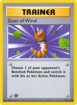 Gust of Wind, Base Set (Shadowless)