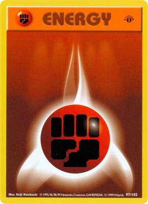 Fighting Energy, Base Set (Shadowless)