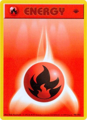 Fire Energy, Base Set (Shadowless)