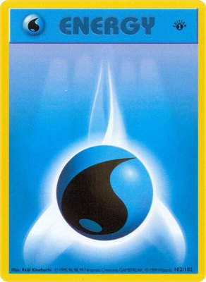 Water Energy, Base Set (Shadowless)