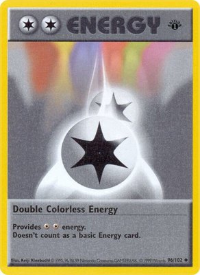 Double Colorless Energy, Base Set (Shadowless)