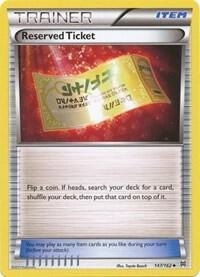 Reserved Ticket, XY - BREAKthrough