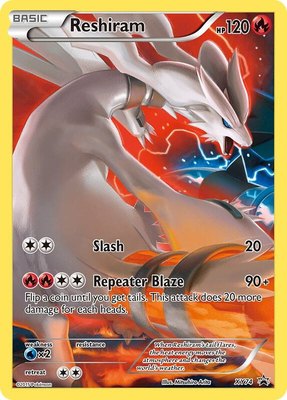 Reshiram (Full Art Promo), XY Promos