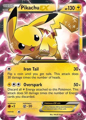 Pikachu EX, XY Promos