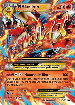 M Blaziken EX, XY Promos